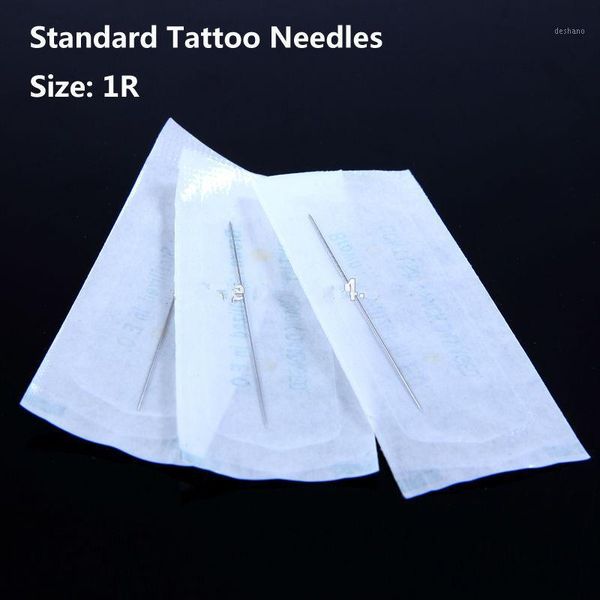 

500pcs/box 1r single round needles for eyebrow/eyeliner/lips permanent makeup 0.35*50mm cosmetic s1