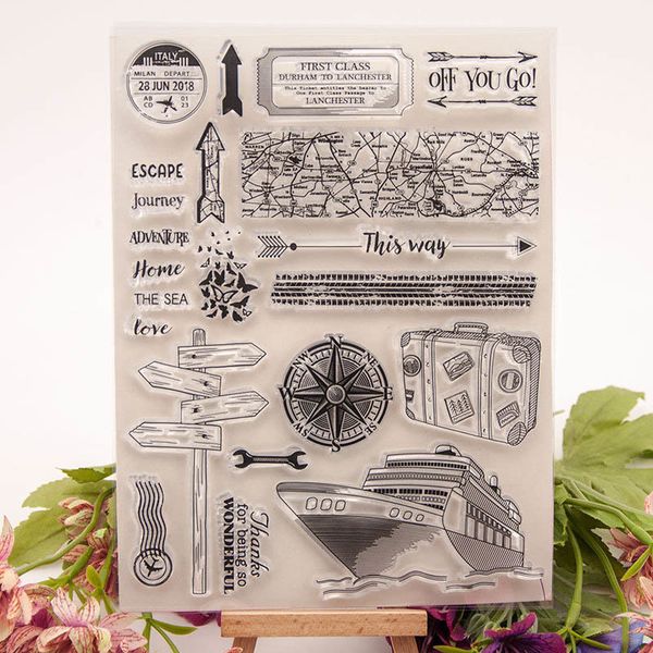 

1 pcs transparent stamp for handbook p album decor sticker handmade gift craft card making decorative diy scrapbooking stamp