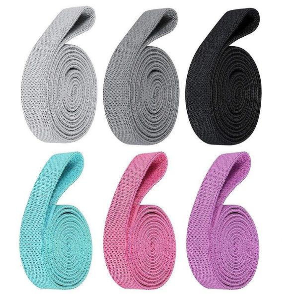 

resistance bands long yoga tension belt fitness elastic back brace stretching weight-bearing ring