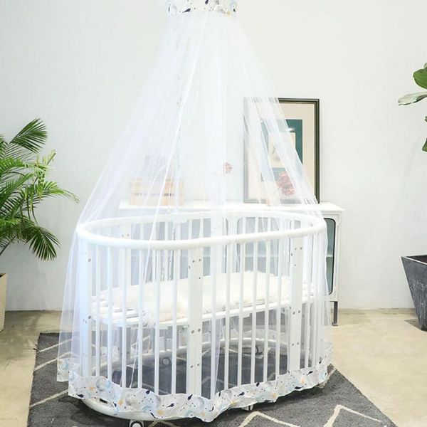 

crib netting baby mosquitonet summer mesh dome bedroom curtain nets born infants portable canopy kids bed supplies white drop
