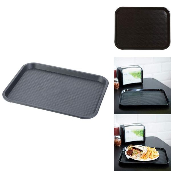 

kitchen storage & organization rectangular plastic tray fast food el cafeteria