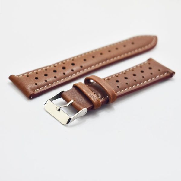 

watch bands kzfashion leather straphandmade light brown18-24mm vintage pattern band strap watchband style, Black;brown