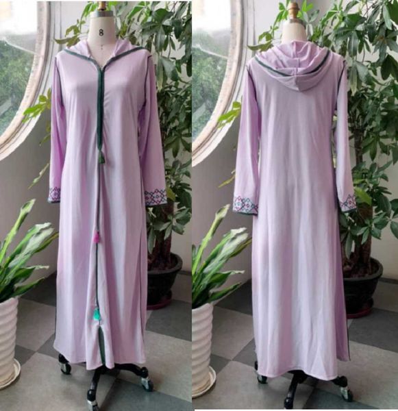 

2021women muslim long dress 2021 autumn printed elegant dubai abaya islam femme vestiods fashion vintage robe purple maxi dresses, Black;gray