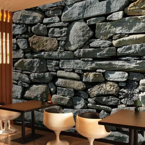 

wallpapers custom 3d po wallpaper stereo brick stone pattern large mural cafe living room bedroom restaurant