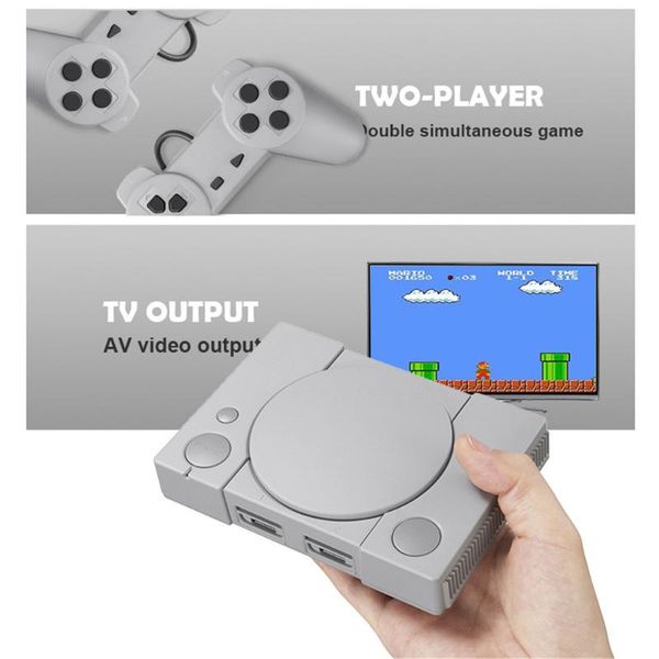 

game controllers & joysticks retro classic mini 8-bit ps1 console with 620 games double battle gamepad controller plug and play