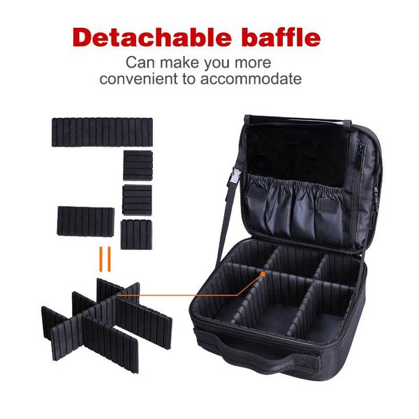 

hard case for makeup comestic organizer portable artist storage bag cosmetic bags & cases