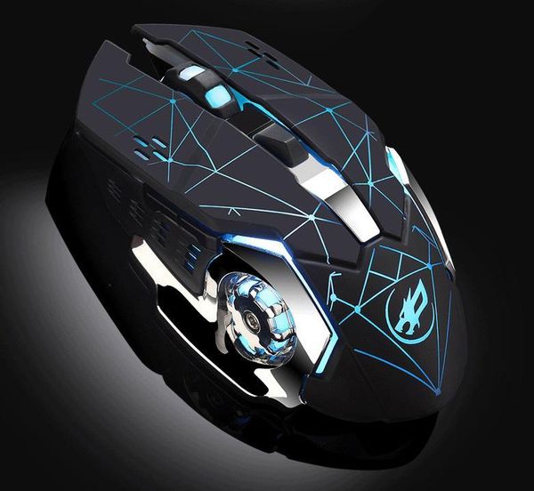 

wireless mouse optical gaming silent usb rechargeable 6 button 1600dpi for pc lapcomputer mice