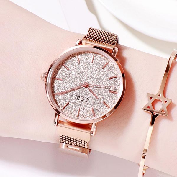 

wristwatches women watches ladies female waterproof strip the women's fashion wrist for, Slivery;brown