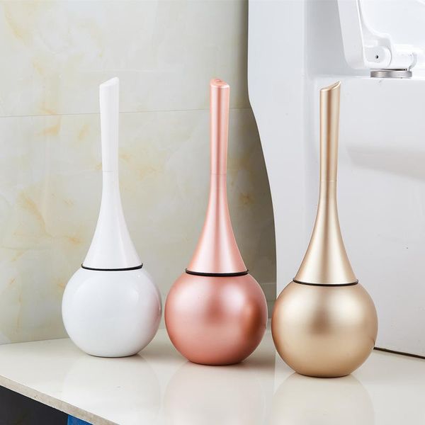 

toilet brushes & holders floor-standing brush set with stainless steel base cleaning bathroom for wc accessories pf82715