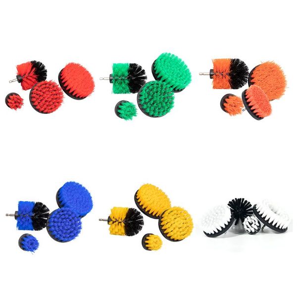

professional hand tool sets 4pcs drill scrubbing brushes cleaner kit glass car tires electric scrubber brush for carpet cleaning tools