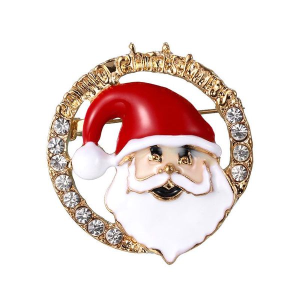 Pins, broches Natal pinos bonitos Papai Noel chapéu de chapéu luvas sinos meias donuts doces esmalte pin crachás broche para mulheres presente de jóias