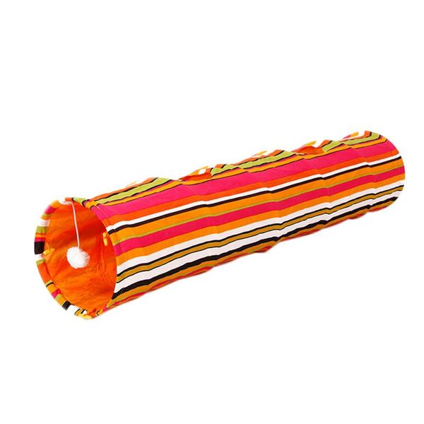 

cat toys collapsible tunnel interactive pet tubes with fun balls and crinkle peep hole design for small medium cats dogs rabbits