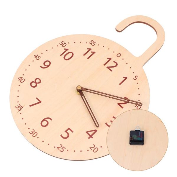 

wall clocks silent clock wooden modern precise hanging pendant accessory