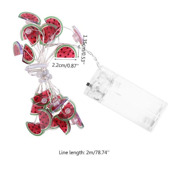 

strings 20 led half slice watermelon decorative string lights christmas halloween showcase bar decoration holiday party layout props