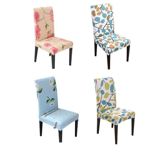 

chair covers for chairs with backrest modern spandex printing dining sa47082