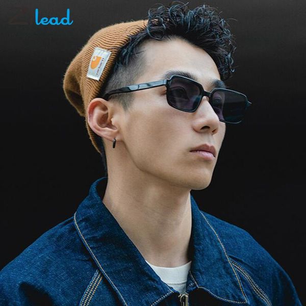 

zilead square frame sunglasses candy color ac lens uv400 protection shade fashion comfortable flexible hinge black for unisex, White;black