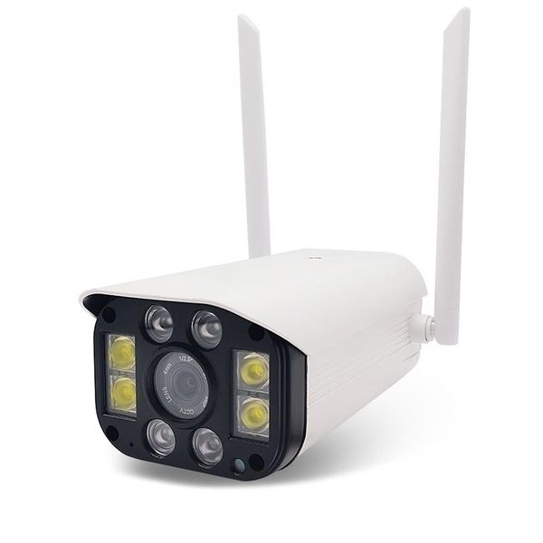 

cameras wireless wifi 5mp ip gun camera 2 antennas dual light source warm full color night vision monitor cctv xmeye app