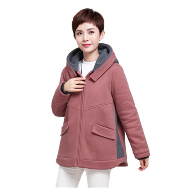 

hoodie thirstiest velvet hoodies sweatershirt autumn of women's wool coat beyond cotton jacket with hood winter warm plus size z86 dsw7, Black