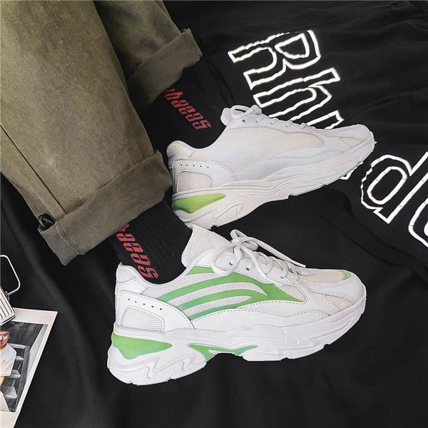 

2021 women men running shoes students outdoor sports sneakers beige grey green size eur 39-44 code 73-c293