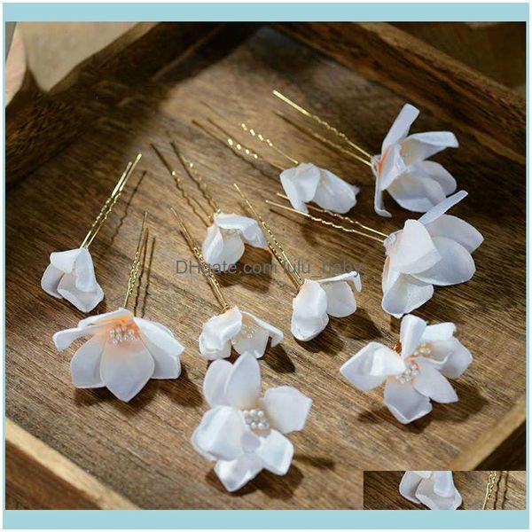 Jóias de casamento AESSORIAS AESSORIAS FLOR FLORAL CHIPS CLIPS BRIDAS NOVIDAS DAMAIDAS DE BRIDAÇÕES CABELE