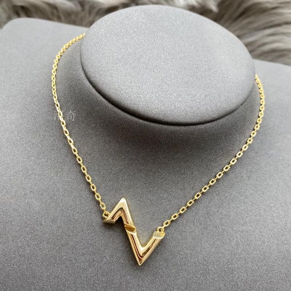 

chains l donkey simple letter pendant necklace minority design sense summer hip hop cool fashion personality versatile neck chain, Silver