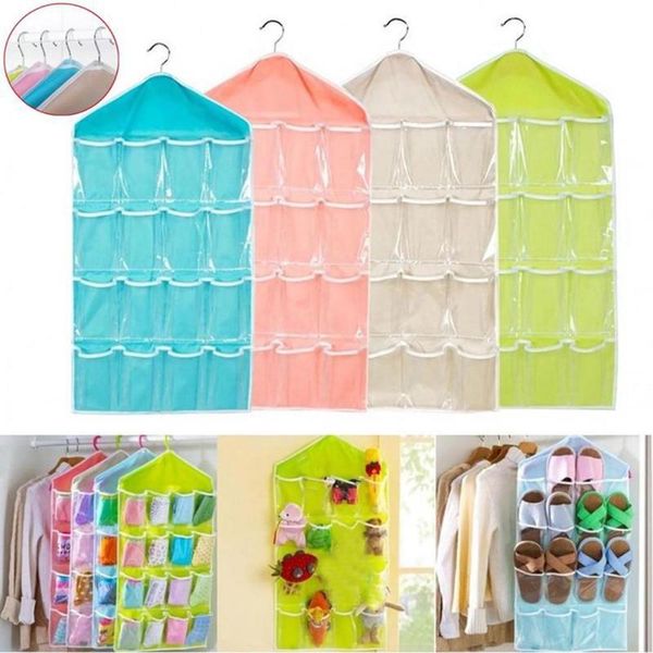 

storage boxes & bins candy-colored visible wardrobe underwear hanging bag cosmetics socks finishing