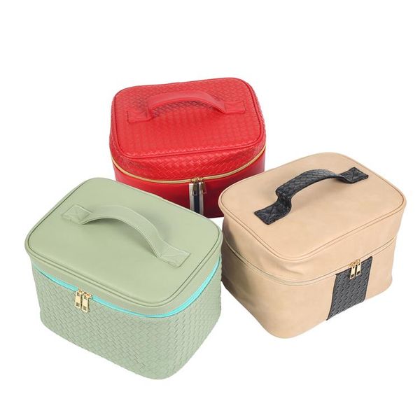 

cosmetic bag rock knitting zippered style original handle bags & cases