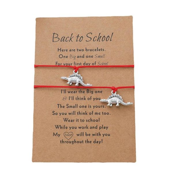 

charm bracelets bracelet personality small dinosaur rope chain fashionable and simple accessories, Golden;silver