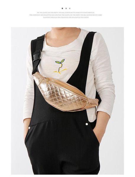 

waist bags women's bag casual quilted plaid cross chest fashion
