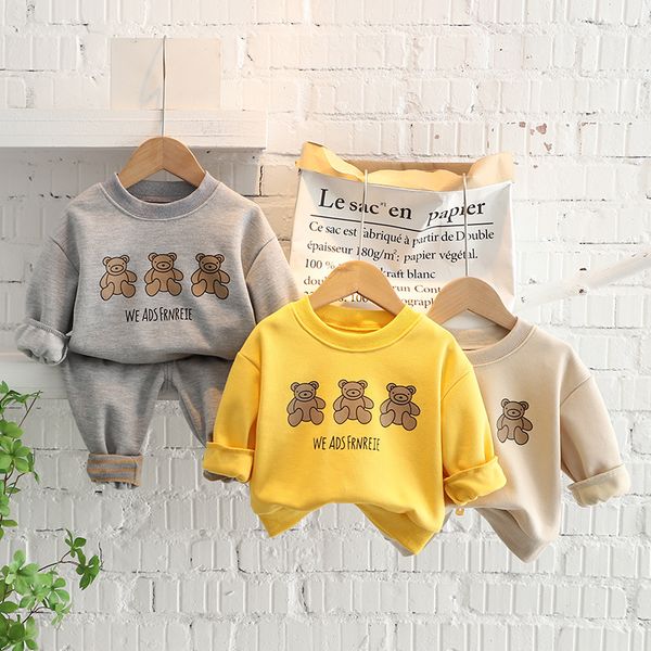 

Baby Clothing Set Baby Girls Clothes Set Spring Newborn Baby Boys Clothes Sweater + Pants 2pcs Toddler Kids Clothes, Gray