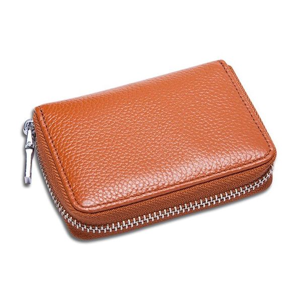 

wallets men women coin purse candy color cow leather zipper mini card holder wallet clutch money bag lby2021, Red;black