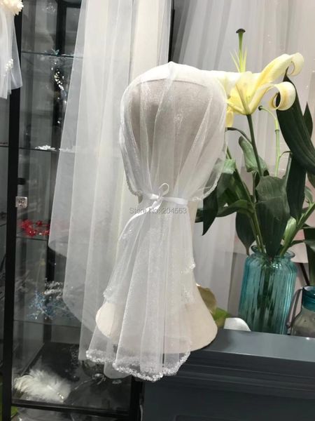 

bridal veils romantic wedding design with beads, Black