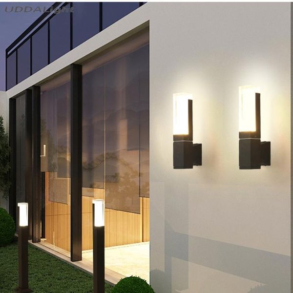 

outdoor wall light acrylic led lamp garden aluminum modern ip65 lamps