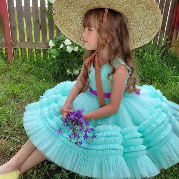 

girl's dresses for to birthday party long pageant ball gowns girlstiered flower girl, Red;yellow