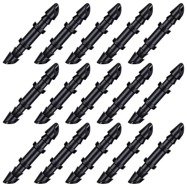 

pieces barbed connectors drip irrigation connectors, 1/4 inch, black watering equipments