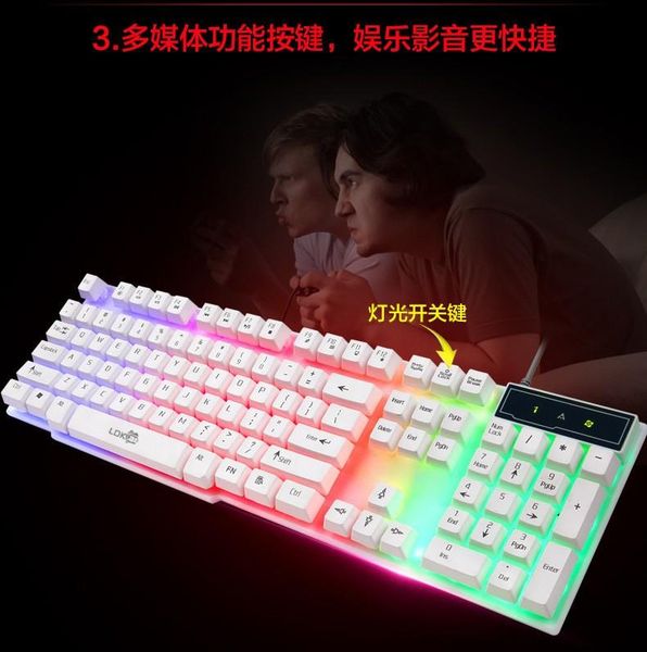 

keyboards rgb gaming keyboard backlit 104 keycaps ergonomic for anti-ghosting game lappc backlight usb keycap