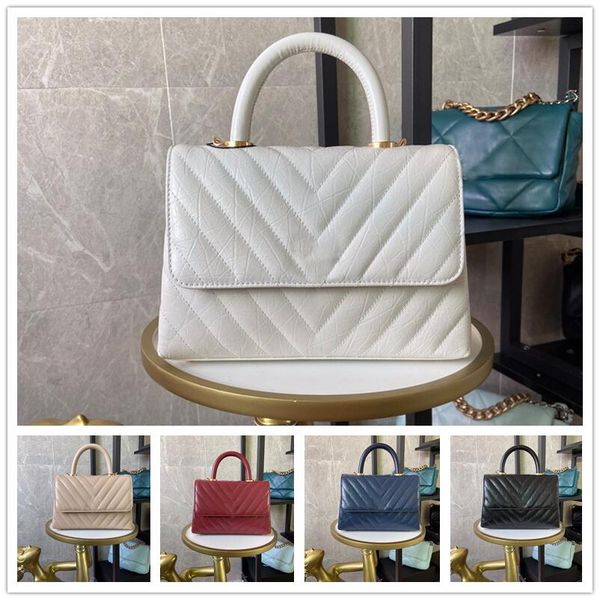 

2021 new bag classic lady handbag diagonal bag leathe 14-24-10