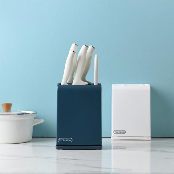 

multifunctional kitchen knives scissors separating storage rack stand holder & organization