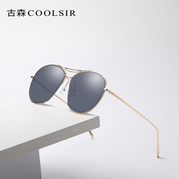 

sunglasses ladies metal round frame uv protection 6556, White;black