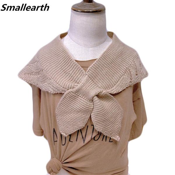 

scarves children scarf for autumn winter boys girls fashion warm baby knitted fishtail cross shawl kids bibs neck warmer, Blue;gray