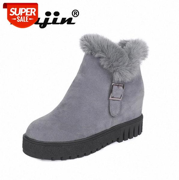 

fujin winter pedal cotton shoes and velvet shoes padded short boots new snow boots women short tube student women warm #dx96