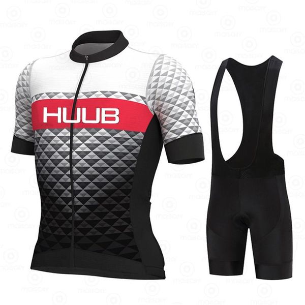 

racing sets huub raphaing bike pro team men's suit triathlon mtb wear uniform quick dry cycling jersey ssts ropa ciclismo, Black;blue