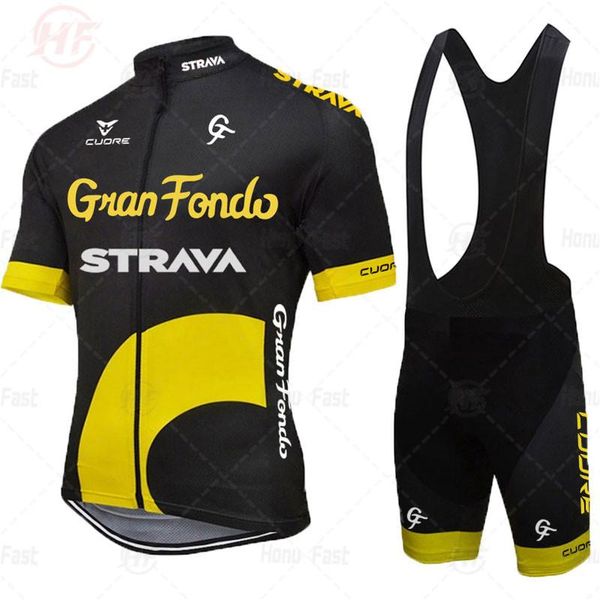 

racing sets pro cycling jersey 2021 summer strava bike kit quick dry mtb maillot ropa ciclismo bib shorts men team clothing, Black;blue