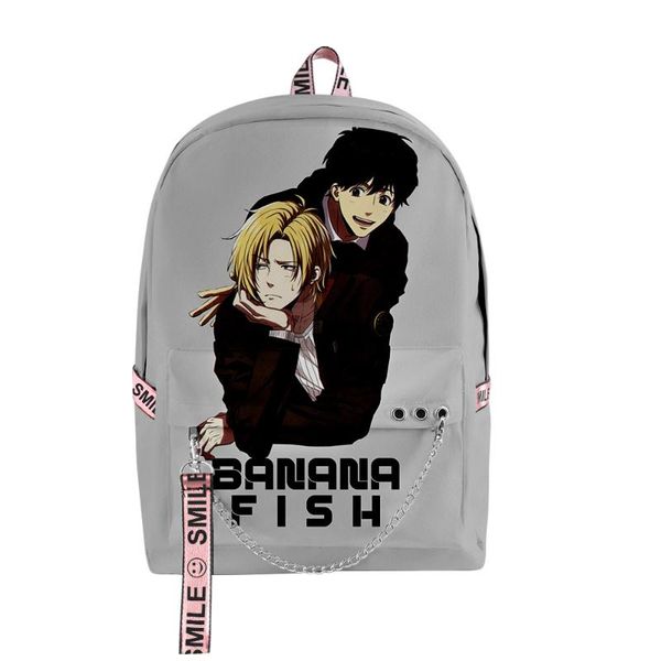 

backpack banana fish cartoon pattern large capacity student