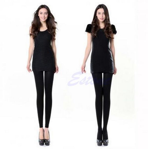 

women's leggings women black slim beauty leg shape compression burn fat thin
