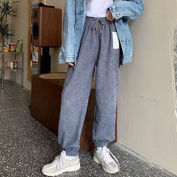 

women's jeans spring and autumn winter 2021 loose thin large plush leggings, Blue