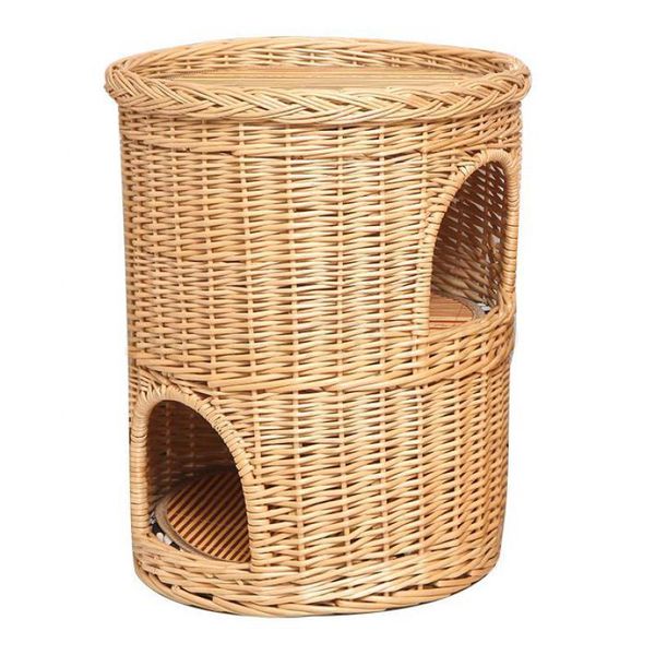 

cat beds & furniture nest rattan villa house four seasons universal can wash and two layers of summer pet supplies