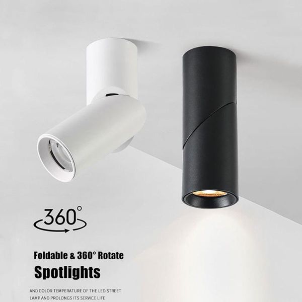 

spotlights led surface mounted ceiling spotlight 7w 10w dimmable lamp 12w nordic spot light for indoor foyer,living room ac 90-260