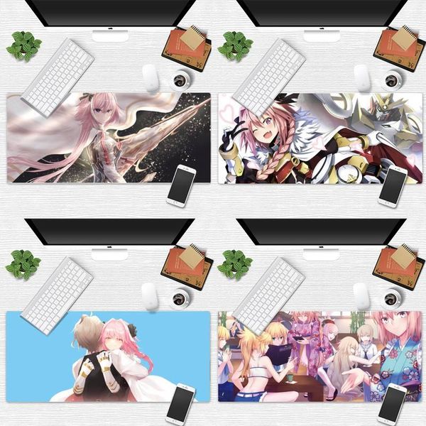

mouse pads & wrist rests kawaii girl astolfo cute large pad gamer pc computer mat desk protect office gaming non-slip lapcushion