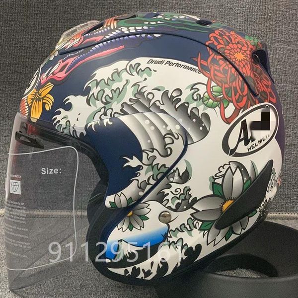 

motorcycle helmets open face helmet wushi riding motocross racing motobike